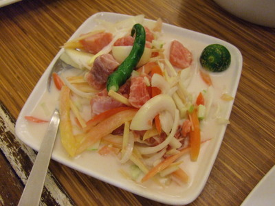 セブ市のお勧めレストランの料理