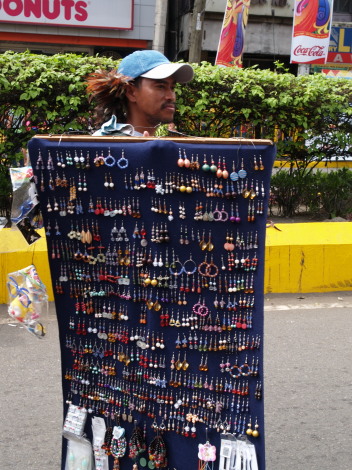 アクセサリー売り